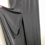 EXPRESS Black Halter Top Long Dress with high slit Photo 6