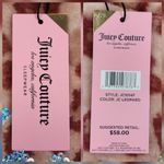 Juicy Couture  Sequins Fleece Hoodie Leopard Sherpa Tunic Animal Print Top L/XL Photo 3