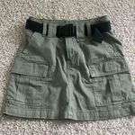 American Eagle Green cargo  skirt Photo 0