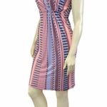 Motherhood Women’s Small Maternity Blue Pink Sleeveless Boy Girl Color Dress Photo 1