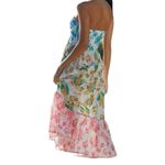 Farm Rio  size medium tiered midi cutout new Colorful Tropical Print Dress coveru Photo 1