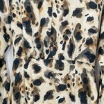 MNG Mango Womens Leopard Print Long Sleeve V Photo 9