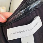 Monique Lhuillier  Blaire Embellished‎ Off the Shoulder Minidress, Black 8 NWT Photo 12