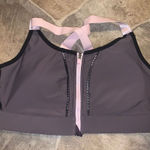Fabletics  L Athleisure front zip high impact sports bra Photo 0