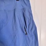 Athleta  Trekkie North Shorts Blue Zipper Pockets Size 12 Photo 6