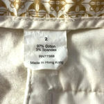 J.Crew  City Fit Chino Ankle Pants Beige White Pattern Size 2 Photo 5