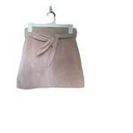 NWT BlankNyc Leather Suede Candy Blush Pink Mini Skirt Size 25 Tan Photo 1