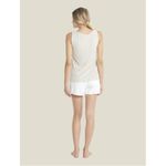 Barefoot Dreams 💕 CozyChic Ultra Lite Sleeveless Boatneck Top ~ Fog Gray L NWT Photo 7