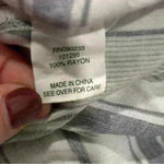 Lottie Moss  Striped Casual Mini Dress Cutout Tie Front Sleeveless Rayon Size M Photo 2