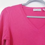 525 America  Pink V-Neck Pullover Sweater Photo 8