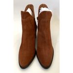 Seychelles  Leather Suede Heeled Ankle Boots Brown Size 9 NEW Photo 1
