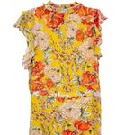 Anthropologie Dolan Left Coast Floral Print Ellory Dress 100% Silk Midi Flowy Photo 6