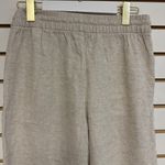 Banana Republic  Wide Leg Crop Pull On Pants Small Petite NWT Linen Blend Beige Photo 7
