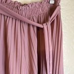 Jon & anna Jon & Ann Lavender‎ Pleated wide leg Pants size Large stretchy tie waist Photo 2