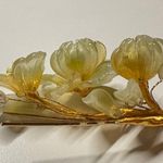 Handmade Chinese Style‎ yellow Flower Hairpin – U Photo 2
