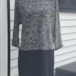 Loft NWT  3/4 Sleeve Marled Top Shift Dress Photo 1