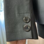 Talbots Classic Women's Gray pant suit Sz 8 P Italian wool blend fully lined Photo 2