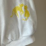 Cat Embroidered Puff Sleeve T Photo 3