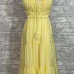 Votuleazi Amazon Light Yellow Maxi Dress Size L Photo 0