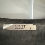 Gray Long Sleeved High Low Shirt with Distressed Cut Out Detailing‎ from Linit Size L Photo 3