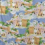 Cynthia Rowley Women Greek Island Painting Print 2 pc Set Linen XS Beach Coastal Photo 2