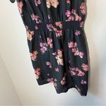 Juicy Couture Floral Ruffle Bodice A-line Silk Mini Dress Photo 3