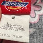 Dickies  Scrub Top Pink and Black Hearts and Stars Size Medium Photo 4