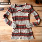 Ashley by 26 International striped sweater dress Sz M Artsy Festive Fall… Photo 6