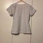 Vera Bradley  White Color Scrub Top Women’s Size XS 3 Pockets Photo 6