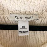 White House | Black Market Womens Cardigan Sweater Full Zip Shawl Collar Ivory XS Photo 4
