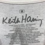 Urban Outfitters Keith Haring Peace and Love White Graphic T-Shirt Size Medium Photo 3