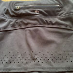 Tangerine  Black Athletic Skort Perforated Laser Cut Pickleball Pickle Ball‎ Golf Photo 2