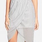 Finders Keepers Strangers In Paradise Asymmetrical Stripe Midi Skirt Photo 0