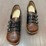 Vintage Hi Brows Black & Brown loafers, Oxford, retro size woman’s 7.5 Photo 9