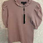 Catherine Malandrino FALL SALE! NWT Puff Sleeve Top - Blush Pink Photo 0