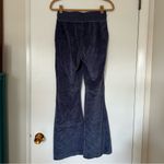 Aerie  Flare Leg Velour Pants Women’s Small Blue Photo 3