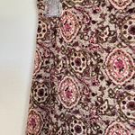 My Michelle Vintage Y2K  Pink Rose Floral Asymmetrical Lettuce Hem Skirt Sz S Photo 4