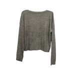 Thread And Supply Cozy Life Perch Top Size Medium Gray Loungewear Crop Oversized Photo 1