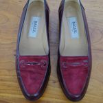 Bally Ladies' Cordovan Colored Leather Flats 8.5M Red Size 8.5 Photo 7