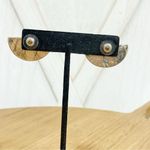 James Ascher Lemon Fruit Beaded Stud Earrings Yellow Photo 4