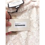 Alexis NWT Zella Sheer Ruffle Trim Tiered Lace Gown Skirt Ivory Women's Large Photo 3