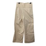ZARA NWT  Wide Leg Pants Beige Cargo Raw Waist Hem Casual Trousers Size SMALL‎ Photo 1