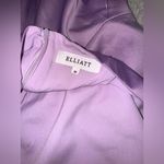 Elliatt NWOT Camo Asymmetric Satin Cocktail Dress in Lavender Sz M Photo 3
