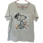 Hybrid Apparel Peanuts Size 0X Cotton Polyester Snoopy Woodstock Cartoon Tshirt Photo 0