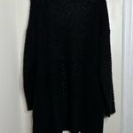 Merokeety Free w/ Purchase  Long Black Open Front Cardigan Size Large Photo 4