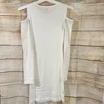Bebe studded shoulder cut-out ivory sweater dress women Size XS Photo 5