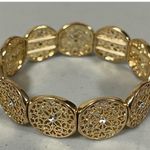 Gold Round Diamond Medallion Bracelet Jewelry 🤎✨ Photo 1