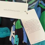 De Loreta Josefa maxi trapeze dress in Arcilla Azul print with balloon sleeves Size undefined Photo 4