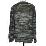 Olive & Oak SMALL Marled Varied Texture Loose Open Knit Panel Crew Neck Sweater Photo 4