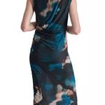 DKNY Ruched Mesh Dress Photo 1